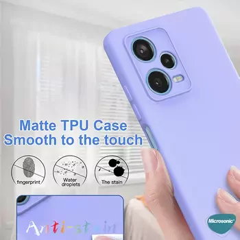 Microsonic Xiaomi Redmi Note 12 Pro Kılıf Groovy Soft Siyah