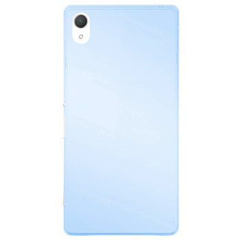 CaseUp Sony Xperia Z3 Kılıf Transparent Soft Mavi