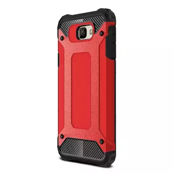 Microsonic Samsung Galaxy J7 Prime 2 Kılıf Rugged Armor Kırmızı