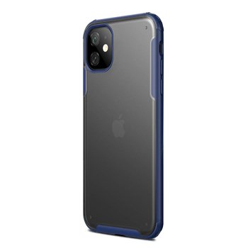 Microsonic Apple iPhone 11 Kılıf Frosted Frame Lacivert