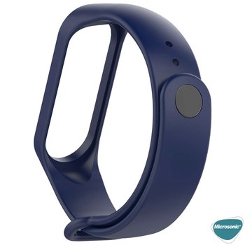 Microsonic Xiaomi Mi Band 5 Silikon Kordon Lacivert