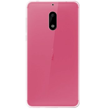 Microsonic Nokia 6 Kılıf Transparent Soft Pembe