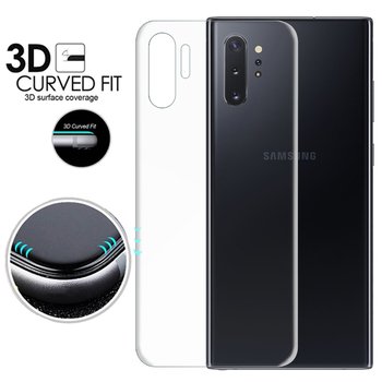 Microsonic Samsung Galaxy Note 10 Plus Kavisli Ekran Koruyucu Film Seti - Ön ve Arka