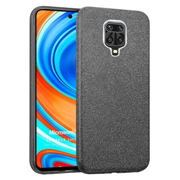 Microsonic Xiaomi Redmi Note 9S Kılıf Sparkle Shiny Siyah