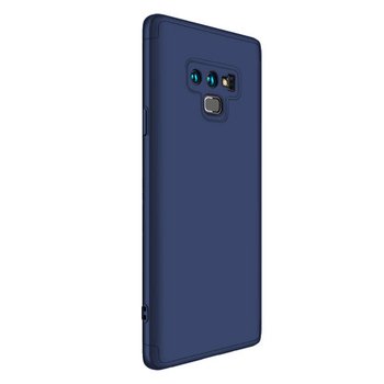 Microsonic Samsung Galaxy Note 9 Kılıf Double Dip 360 Protective AYS Lacivert