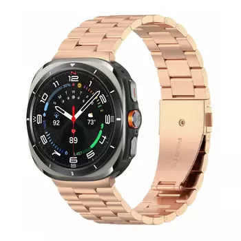 Microsonic Samsung Galaxy Watch 8 44mm Metal Stainless Steel Kordon Rose Gold