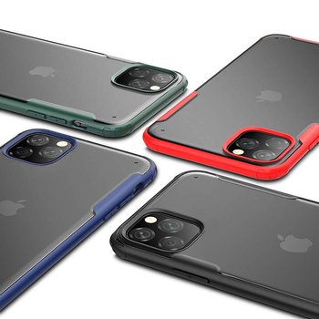 Microsonic Apple iPhone 11 Pro Kılıf Frosted Frame Kırmızı