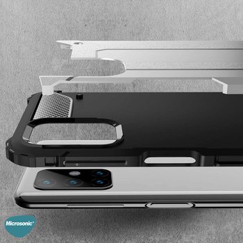 Microsonic Samsung Galaxy M31s Kılıf Rugged Armor Mavi