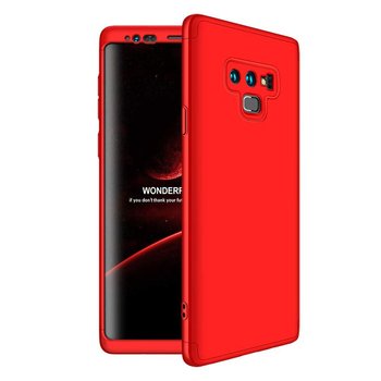 Microsonic Samsung Galaxy Note 9 Kılıf Double Dip 360 Protective AYS Kırmızı