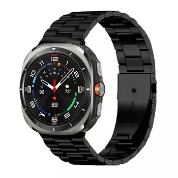 Microsonic Samsung Galaxy Watch 8 40mm Metal Stainless Steel Kordon Siyah