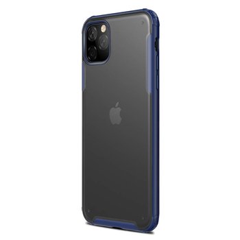 Microsonic Apple iPhone 11 Pro Max Kılıf Frosted Frame Lacivert