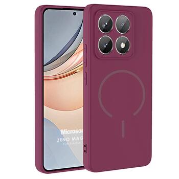 Microsonic Xiaomi 14T Kılıf Zeno MagSafe Mürdüm