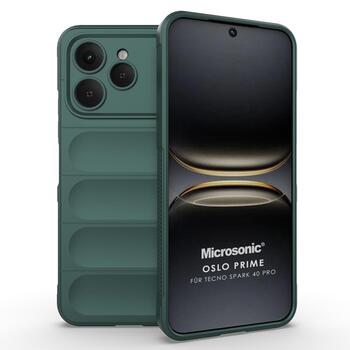 Microsonic TECNO Spark 40 Kılıf Oslo Prime Yeşil