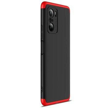 Microsonic Xiaomi Mi 11i Kılıf Double Dip 360 Protective AYS Siyah Kırmızı