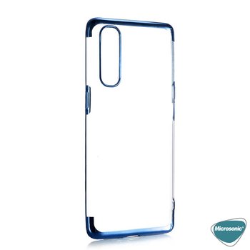 Microsonic Oppo Reno 3 Pro Kılıf Skyfall Transparent Clear Mavi