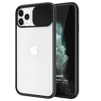 Microsonic Apple iPhone 11 Pro Max Kılıf Slide Camera Lens Protection Siyah