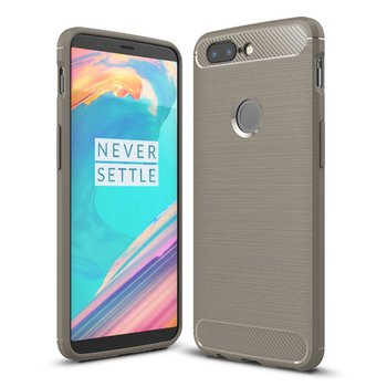 Microsonic OnePlus 5T Kılıf Room Silikon Gri