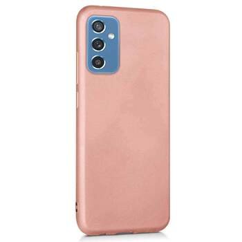 Microsonic Samsung Galaxy M52 Kılıf Matte Silicone Rose Gold