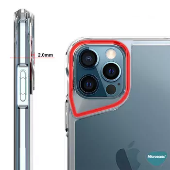 Microsonic Apple iPhone 15 Pro Max Kılıf Trex Bumper Şeffaf