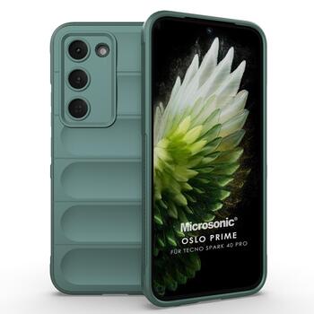 Microsonic TECNO Spark 40 Pro Kılıf Oslo Prime Yeşil
