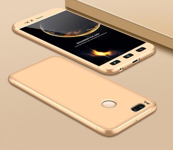 Microsonic Xiaomi Mi 5X Kılıf Double Dip 360 Protective AYS Lacivert