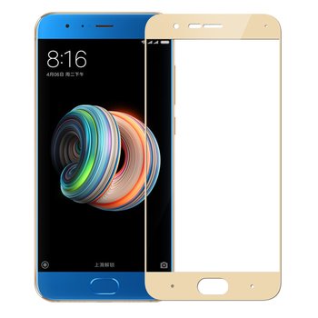 Microsonic Xiaomi Mi Note 3 Kavisli Temperli Cam Ekran Koruyucu Film Gold