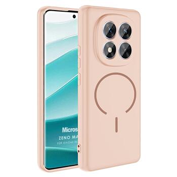 Microsonic Xiaomi Redmi Note 14 Pro 5G Kılıf Zeno MagSafe Rose Gold