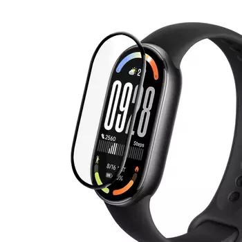 Microsonic Xiaomi Smart Band 10 Tam Kaplayan Nano Cam Ekran Koruyucu Siyah