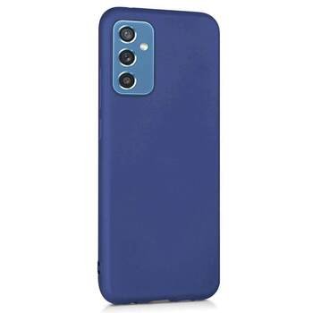 Microsonic Samsung Galaxy M52 Kılıf Matte Silicone Lacivert