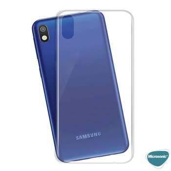 Microsonic Samsung Galaxy A01 Core Kılıf Transparent Soft Beyaz