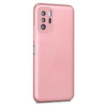 Microsonic Xiaomi Poco X3 GT Kılıf Matte Silicone Rose Gold