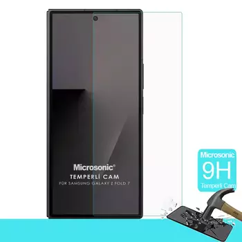 Microsonic Samsung Galaxy Z Fold 7 Tempered Glass Cam Ekran Koruyucu