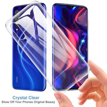 Microsonic Xiaomi Mi 9 Lite Kılıf Transparent Soft Beyaz