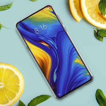 Microsonic Xiaomi Mi Mix 3 Kılıf Transparent Soft Beyaz