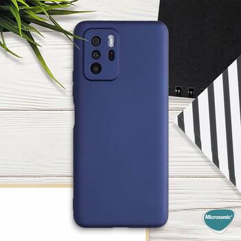 Microsonic Xiaomi Poco X3 GT Kılıf Matte Silicone Mor