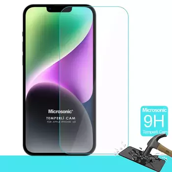 Microsonic Apple iPhone 16e Tempered Glass Cam Ekran Koruyucu