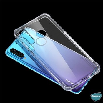 Microsonic Huawei P40 Lite E Kılıf Anti Shock Silikon Şeffaf