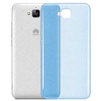 Caseup Huawei Y6 Pro Kılıf Transparent Soft Mavi