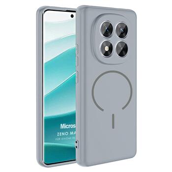 Microsonic Xiaomi Redmi Note 14 Pro 4G Kılıf Zeno MagSafe Gri