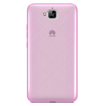 Caseup Huawei Y6 Pro Kılıf Transparent Soft Pembe