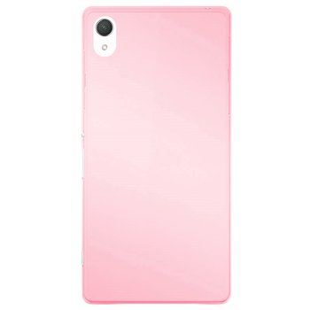 CaseUp Sony Xperia Z3 Kılıf Transparent Soft Pembe