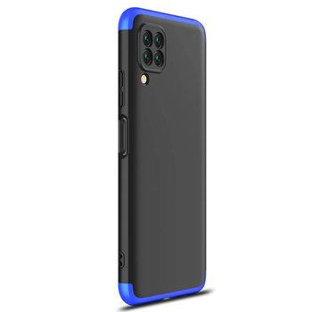 Microsonic Huawei P40 Lite Kılıf Double Dip 360 Protective AYS Siyah Mavi