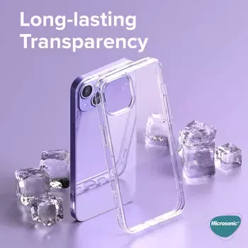 Microsonic Apple iPhone 15 Kılıf Transparent Soft Şeffaf