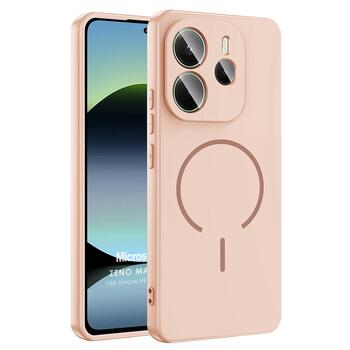 Microsonic Xiaomi Redmi Note 14 4G Kılıf Zeno MagSafe Rose Gold