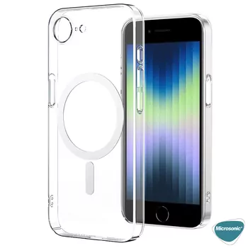 Microsonic Apple iPhone 16e Kılıf MagSafe Clear Soft Şeffaf