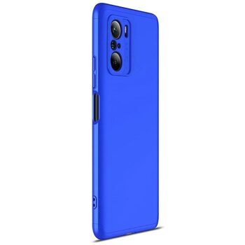 Microsonic Xiaomi Redmi K40 Kılıf Double Dip 360 Protective AYS Mavi