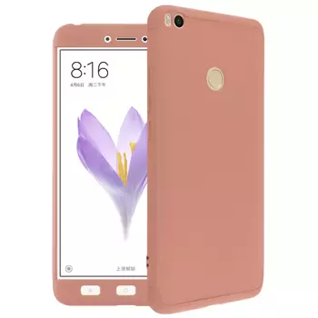 Microsonic Xiaomi Mi Max 2 Kılıf Double Dip 360 Protective Rose Gold