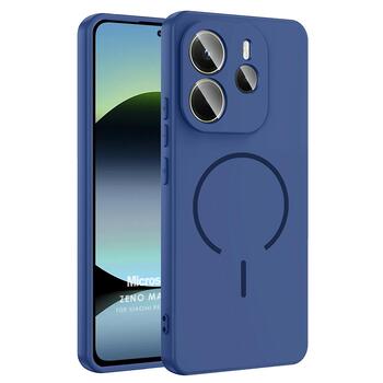 Microsonic Xiaomi Redmi Note 14 4G Kılıf Zeno MagSafe Lacivert