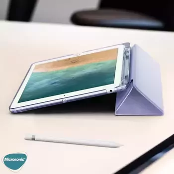 Microsonic Apple iPad Air 4. Nesil Kılıf (A2316-A2324-A2325-A2072) Origami Pencil Açık Yeşil