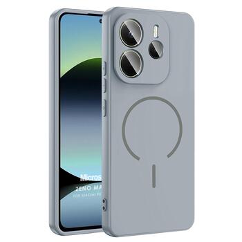 Microsonic Xiaomi Redmi Note 14 4G Kılıf Zeno MagSafe Gri